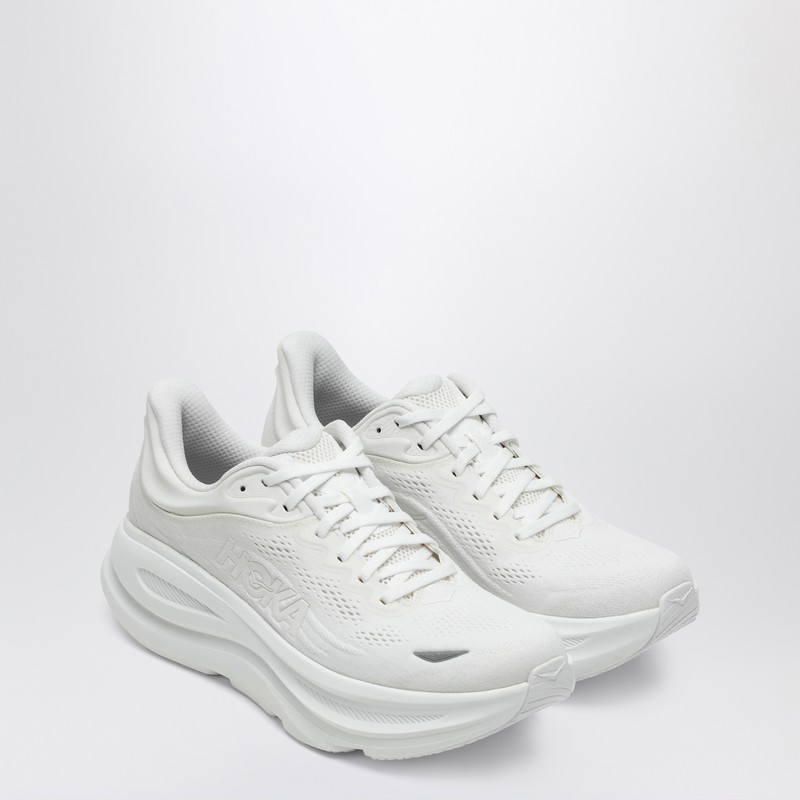 Hoka M Bondi 9 Synthetic Fabric Sneakers In White