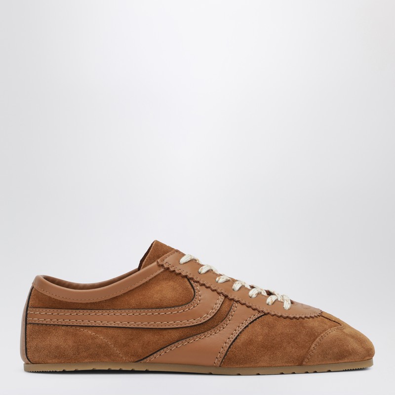 Dries Van Noten Brown Suede Sneakers