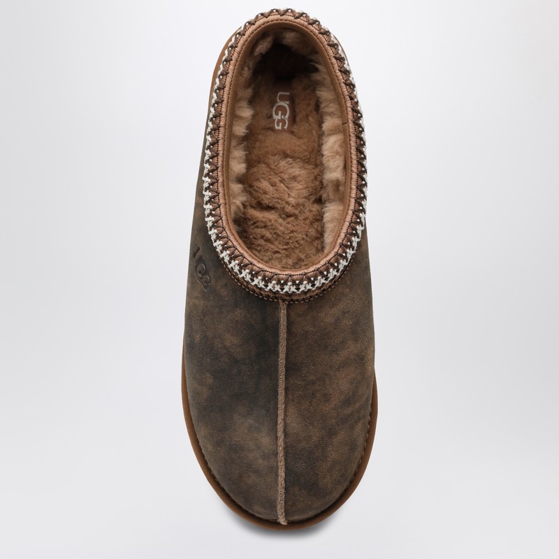 Ugg Tasman Baxter Slippers With Braided Details In Brown
