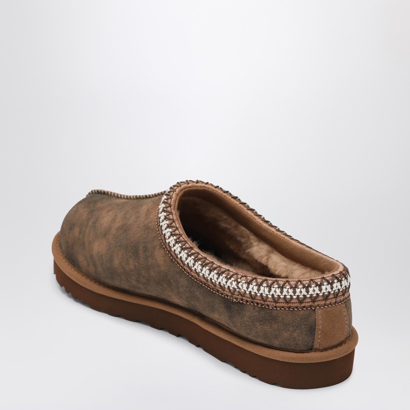 Ugg Tasman Baxter Slippers With Braided Details In Brown