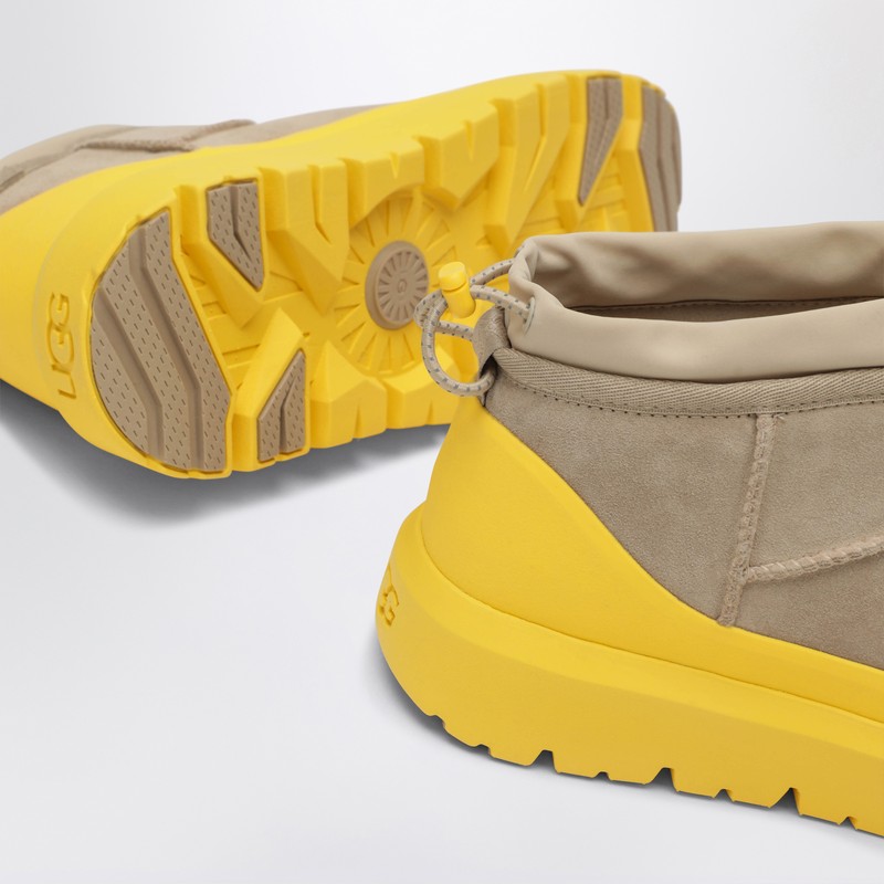 Ugg Classic Ultra Mini Weather Hybrid Boots Mustard In Green