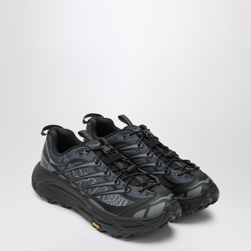 Hoka Sneaker Mafate Three2 Black/ Outer Orbit In Gray