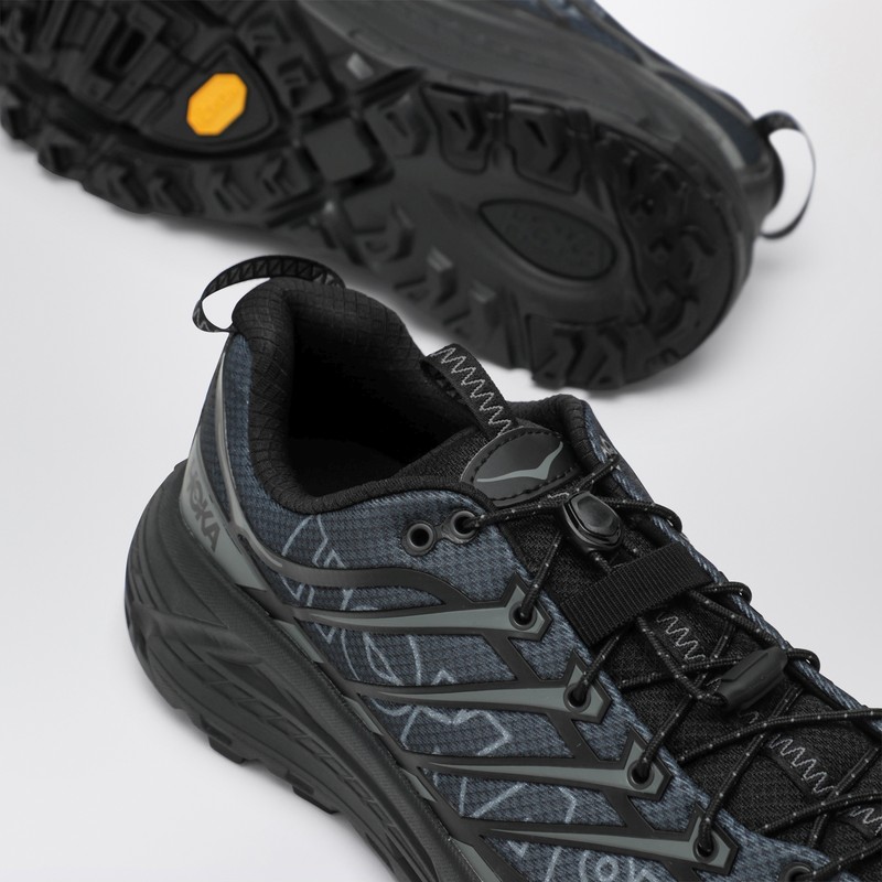 Hoka Sneaker Mafate Three2 Black/ Outer Orbit In Gray