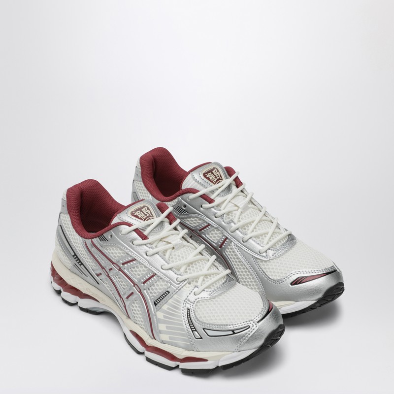 Asics Gel Kayano Running Shoe With Contrast Sole In Gray