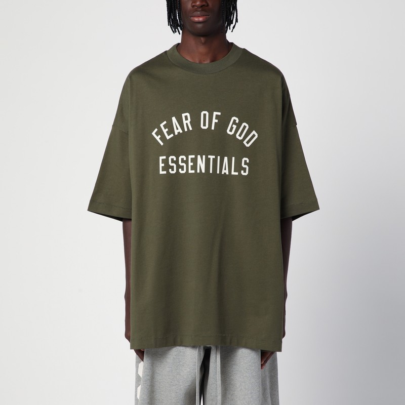 Military green T-Shirt with logo