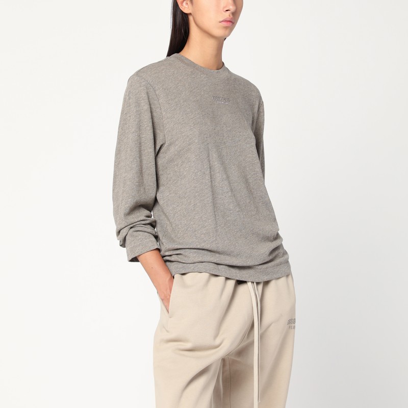 Grey cotton-blend top - Fear of God Essentials - Modalova