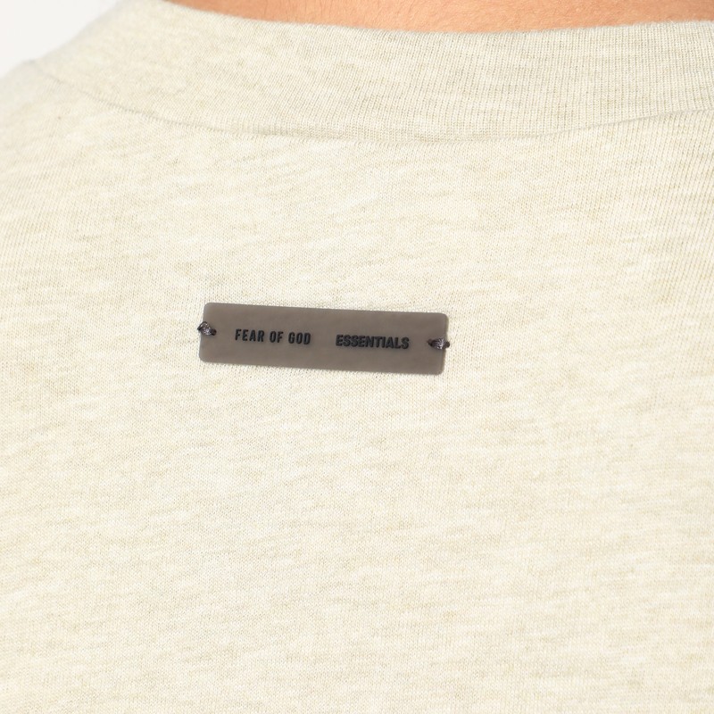 Essentials Oversized Greige Cotton-blend T-shirt In Neutral