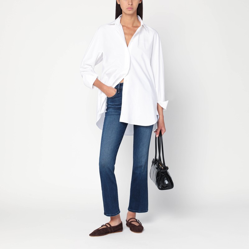 Mother Jeans Slim The Hustler Ankle In Blue