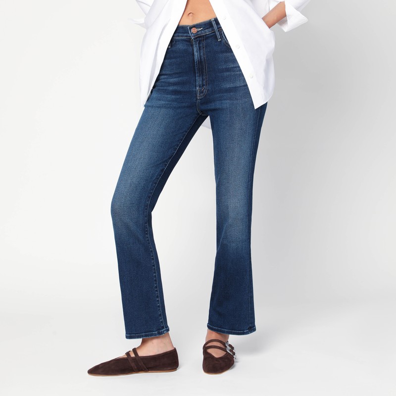 Mother Jeans Slim The Hustler Ankle In Blue