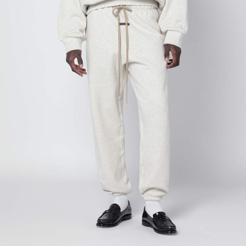 Light grey mélange jogging pants