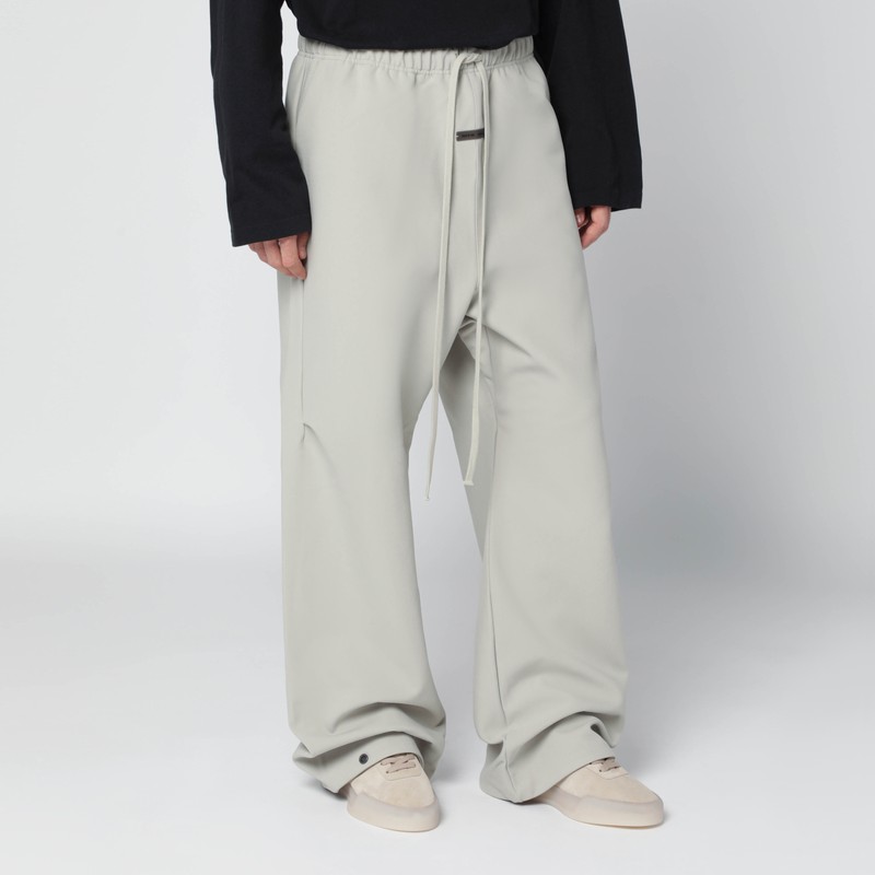 Grey Bonded jogging pants