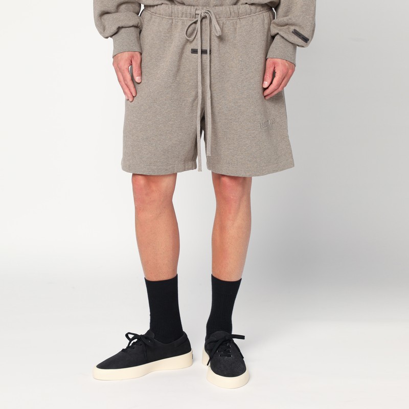 Grey cotton-blend shorts - Fear of God Essentials - Modalova