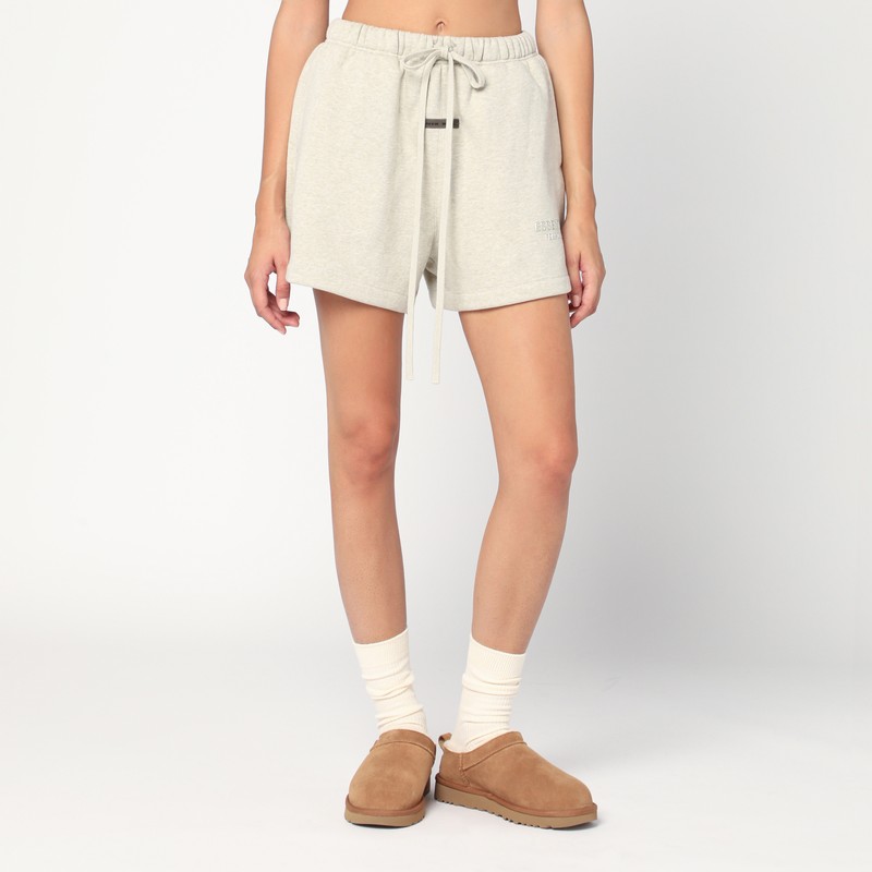 Greige cotton-blend shorts - Fear of God Essentials - Modalova