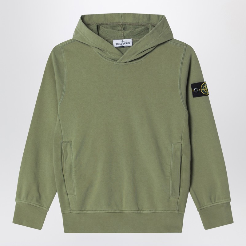 Olive green hooded sweatshirt