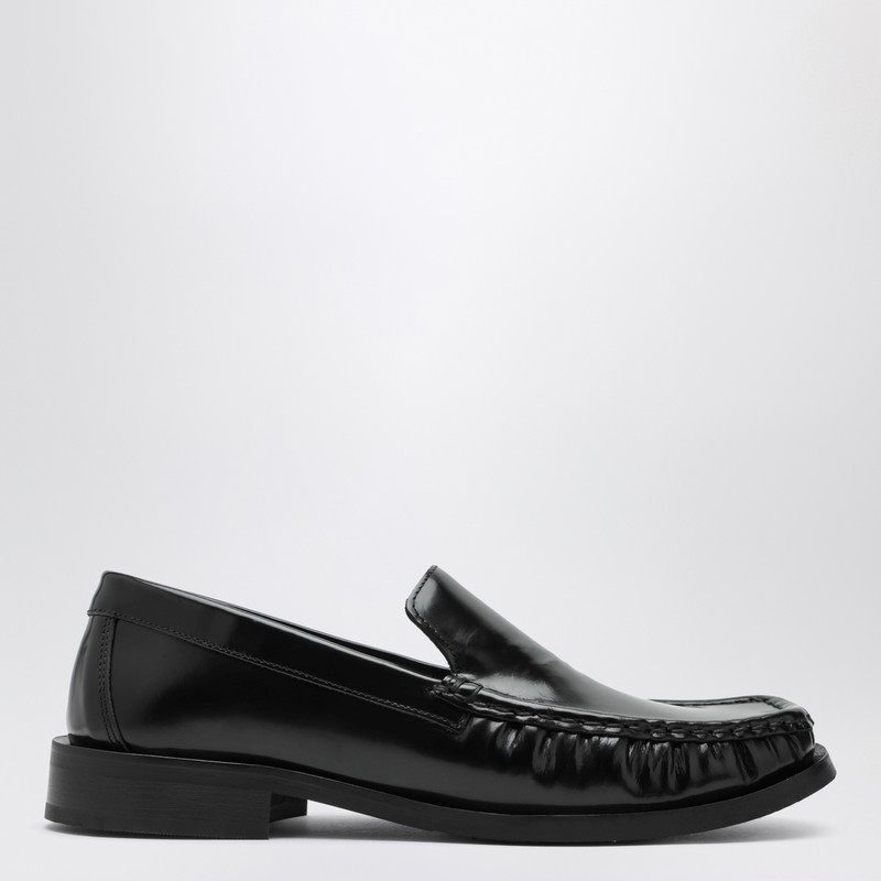 Black leather Micahel moccasins