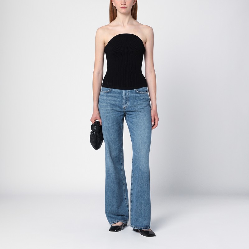 Citizen Of Humanity Citizens Of Humanity Washed Straight Jeans In Blue