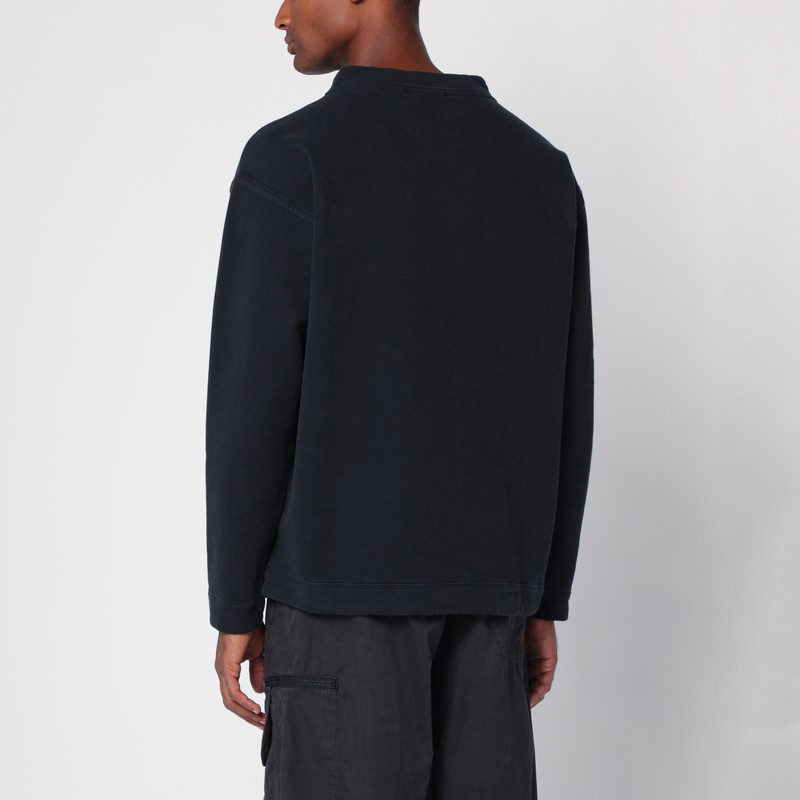 C.p. Company Crewneck Wool Sweater In Gold