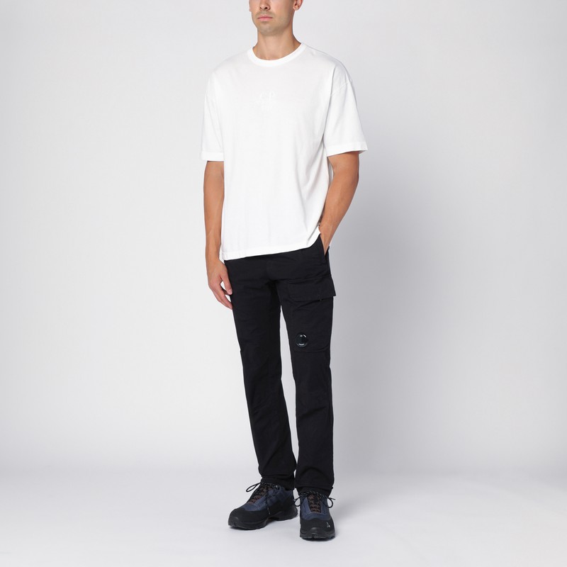 C.p. Company Cp Company Logo T Shirt In White