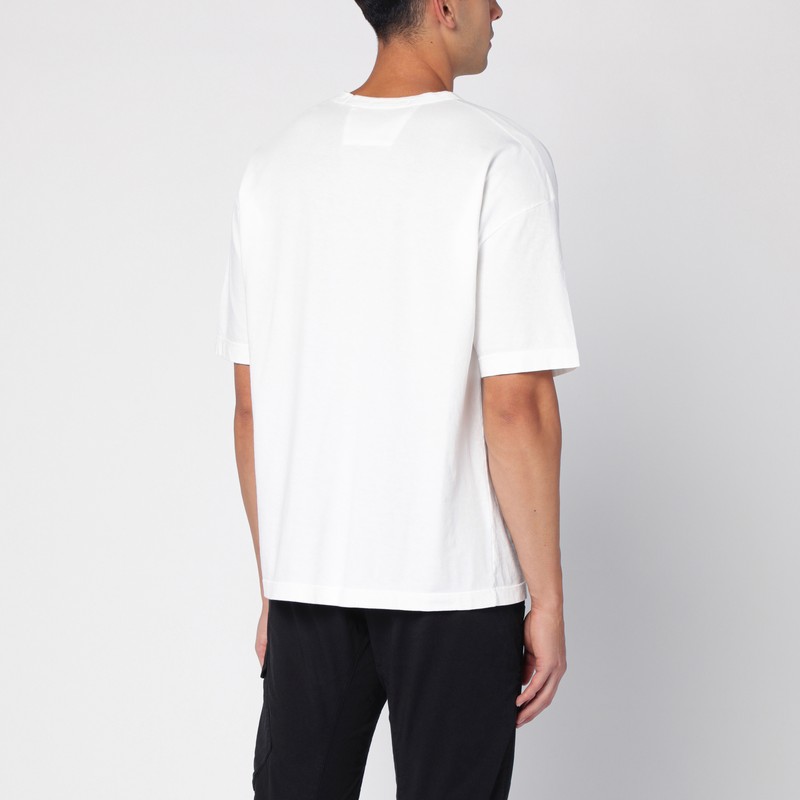 C.p. Company Cp Company Logo T Shirt In White