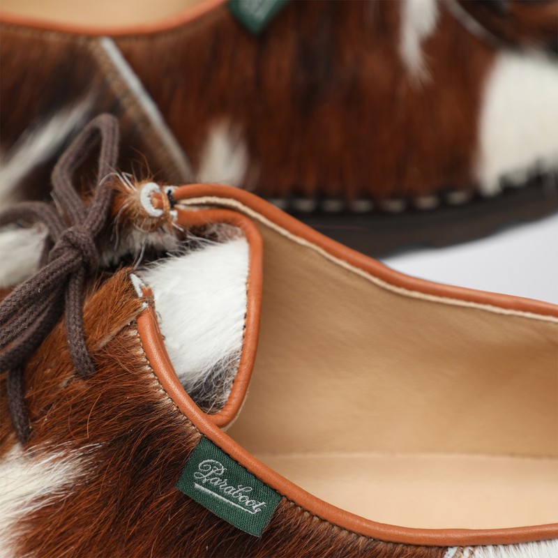 Paraboot Michael Lace-up Shoes In Pony Hair Men In Brown