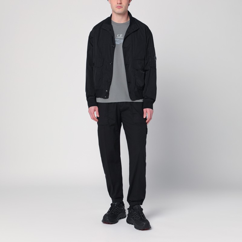 C.p. Company Black Chrome-r Jacket In Multicolor