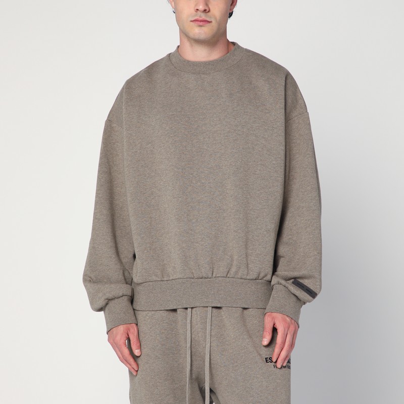Fleece cotton sweatshirt with logo - Fear of God Essentials - Modalova