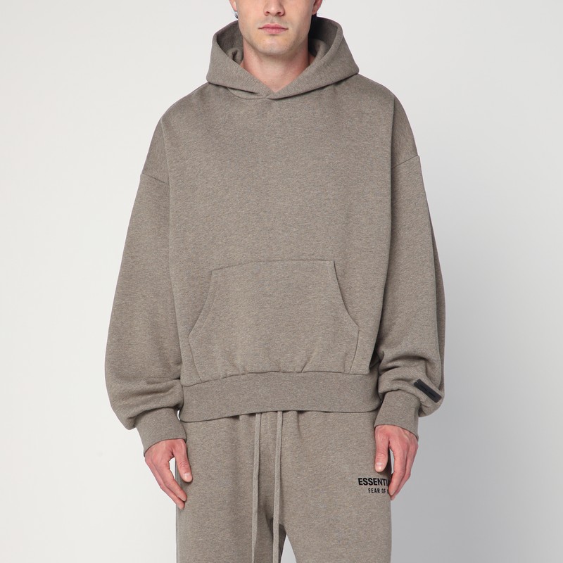 Fleece cotton sweatshirt with logo - Fear of God Essentials - Modalova