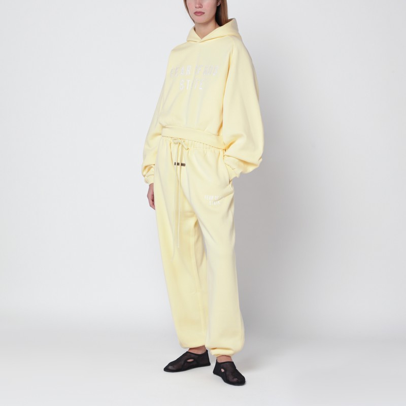 Essentials Yellow 90's Hoodie In Yellow