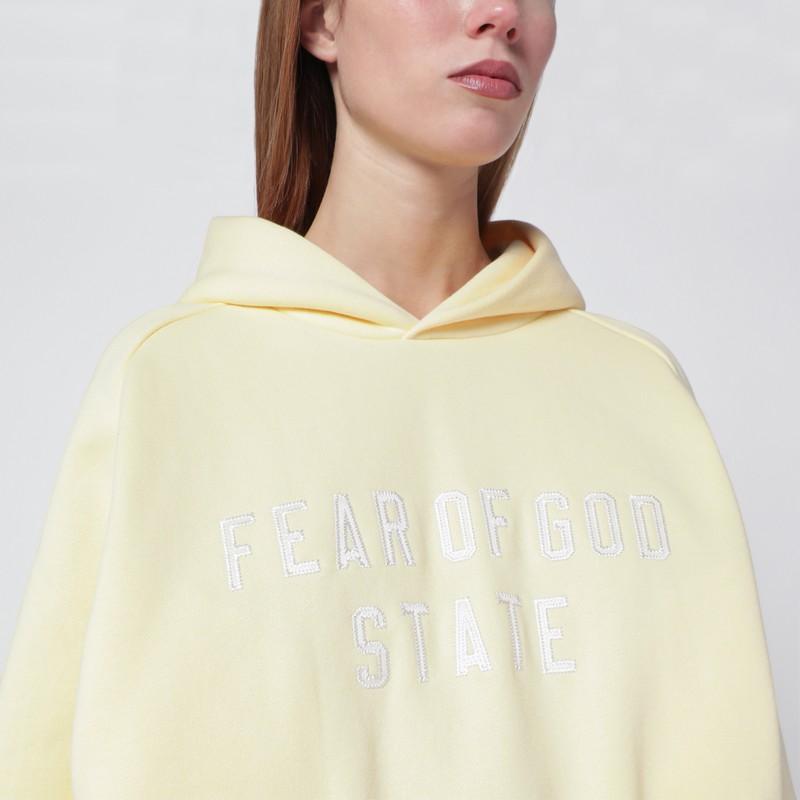 Essentials Yellow 90's Hoodie In Yellow