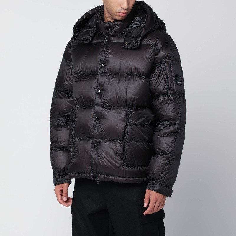 Matte black nylon jacket