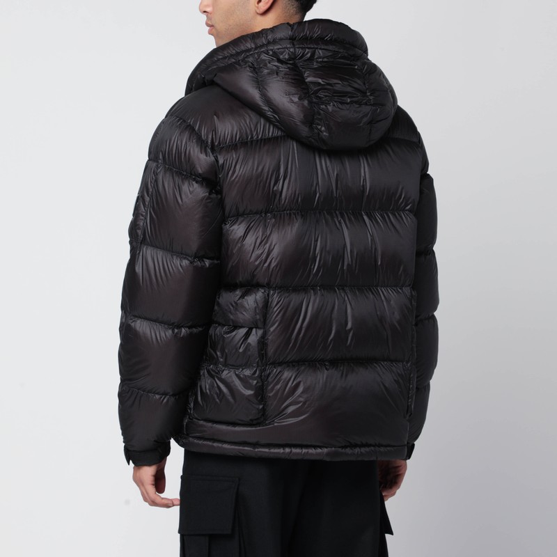 C.p. Company Matte Black Nylon Jacket In Multi