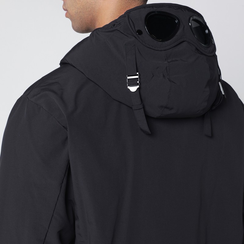 C.p. Company Medium Jacket In Micro-m Recycled Jackets Blue In Black