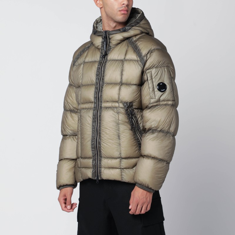 Rock-colored zip jacket