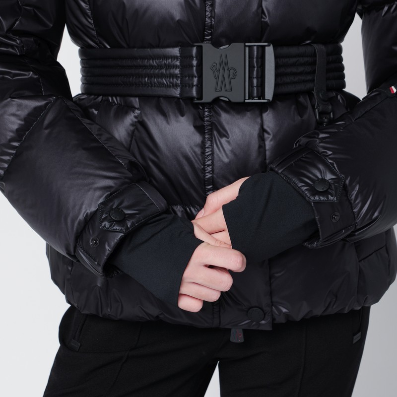 Moncler Grenoble Navy Bataillouse Ski Jacket With Belt In Blue