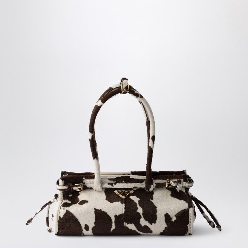 Medium Bonnie bag with cow print