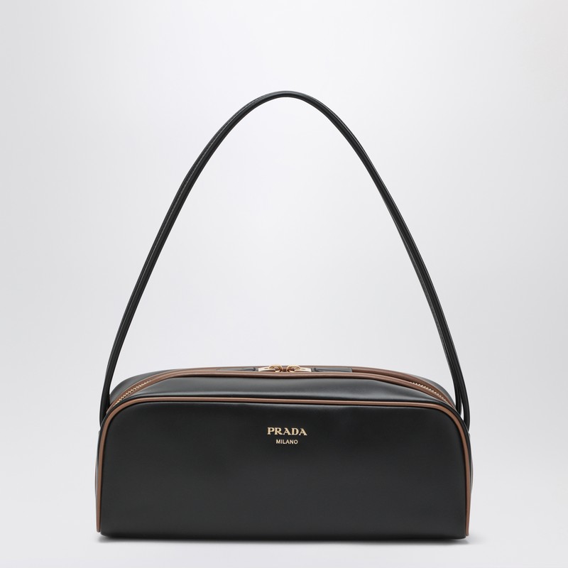 Prada Swing bag black/hazelnut - Prada - Modalova