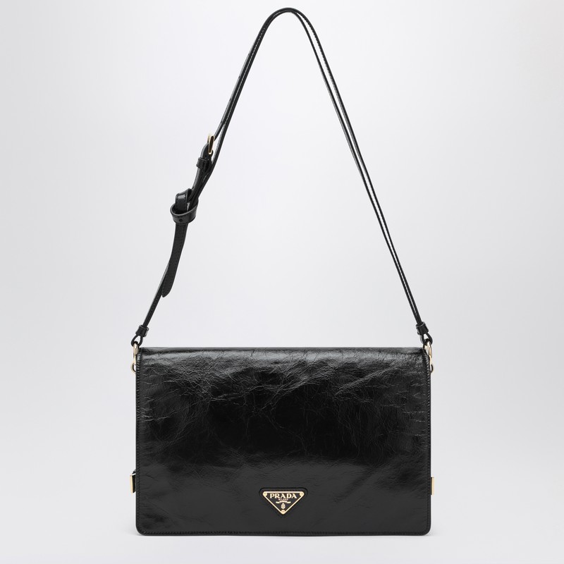Medium shoulder bag in leather - Prada - Modalova