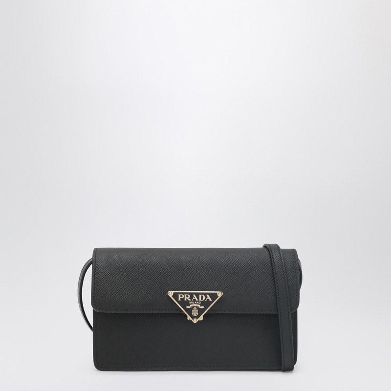 Mini black bag in Saffiano