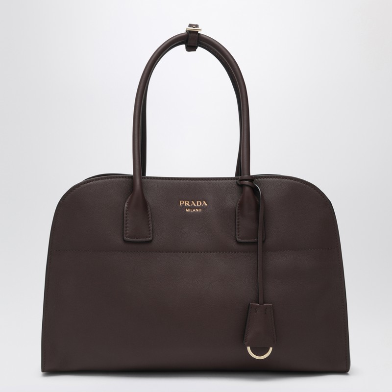 Large shopping bag in Radica colour leather - Prada - Modalova