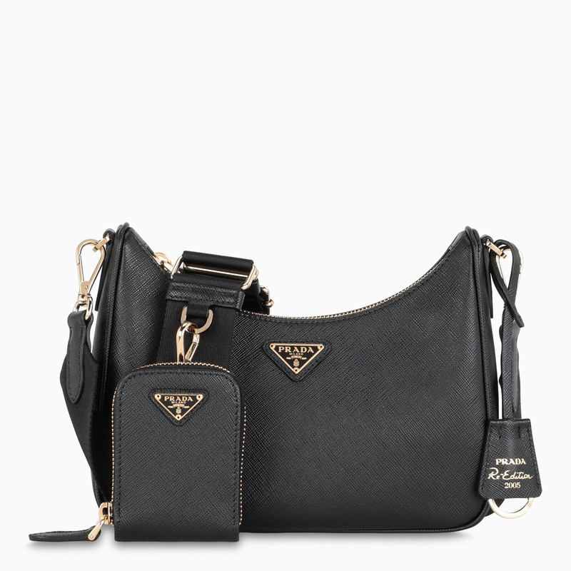 prada bandoliera tessuto saffiano
