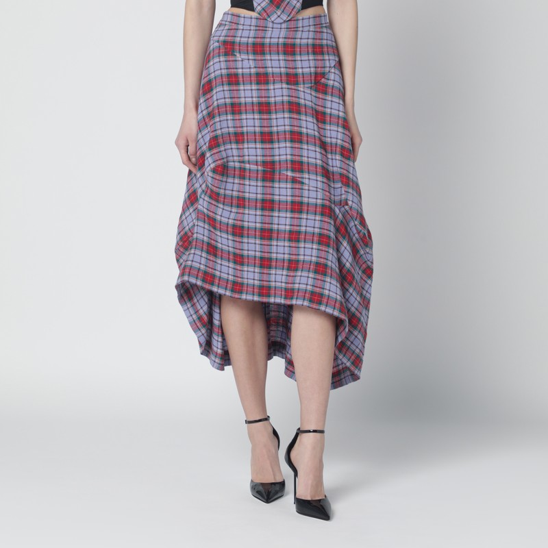 Aeroplane tartan skirt