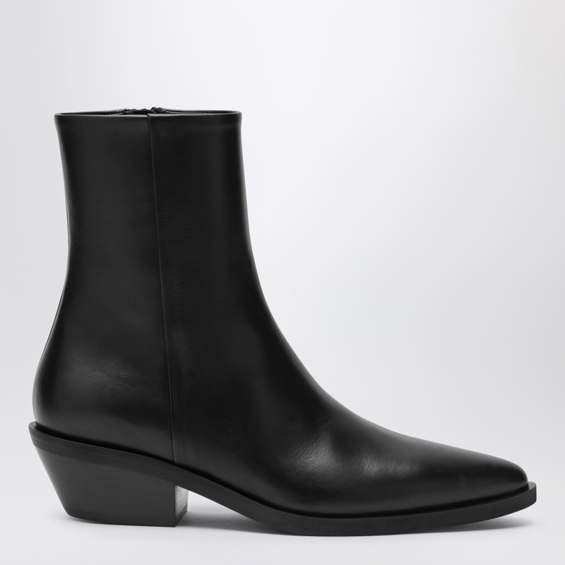 A.emery The Hudson Black Leather Ankle Boots