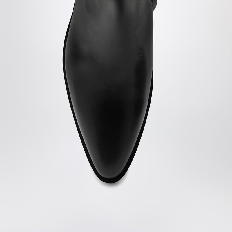 A.emery The Hudson Black Leather Ankle Boots In Black