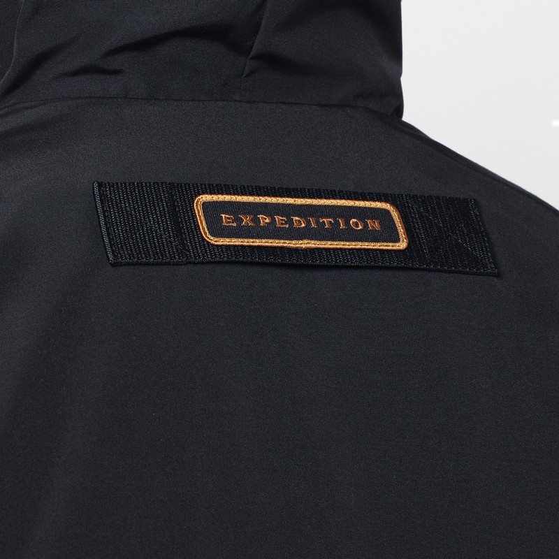 Canada Goose Expedition Black Nylon Parka In Black