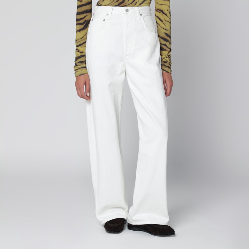 White Pashmina Ayla baggy jeans