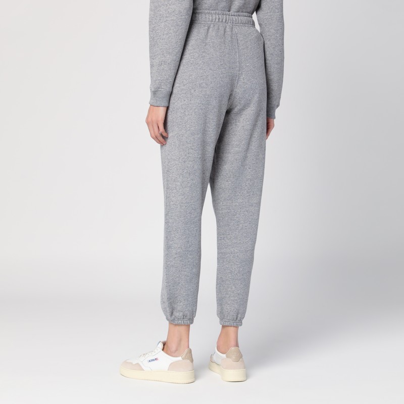 Polo Ralph Lauren Ankle Jogger Sweatpants Grey Heather In Gray