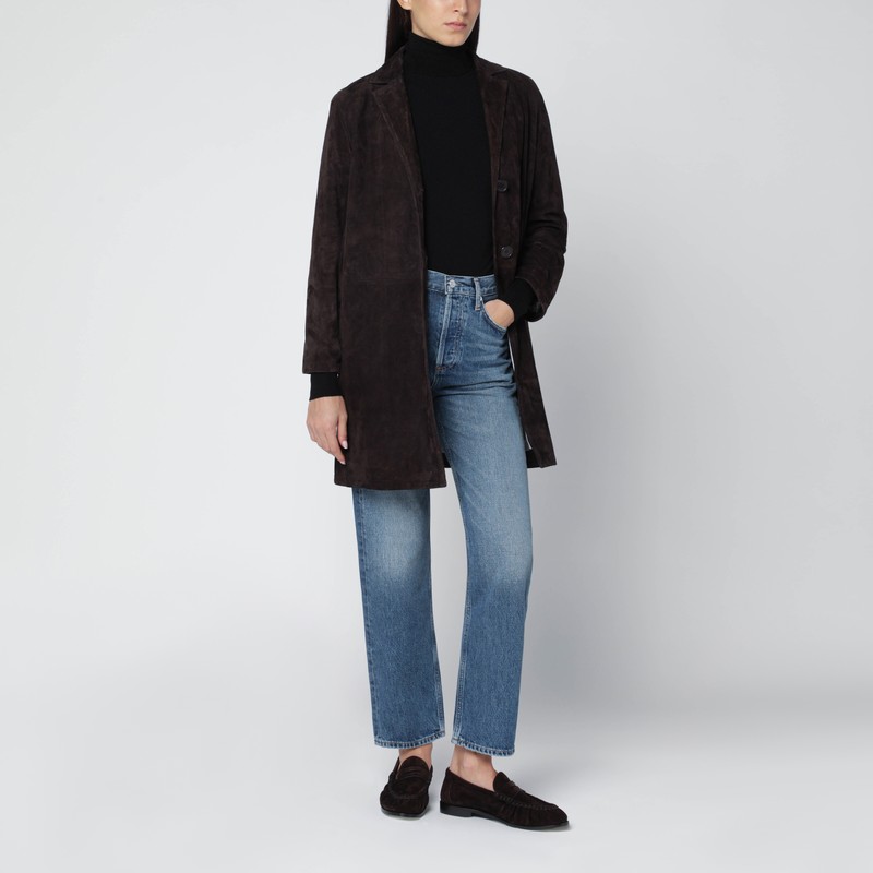 Citizen Of Humanity Citizens Of Humanity Medium Indigo Blue Chaya Jeans In Blue