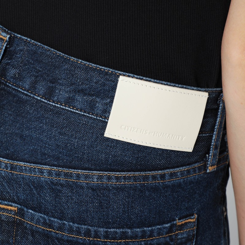 Citizen Of Humanity Dark Indigo Medina Miro Jeans In Blue