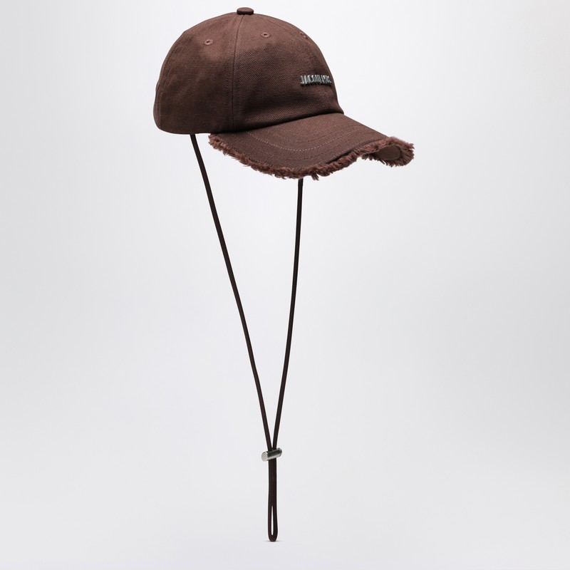 Jacquemus The Cap Artichoke Brown In Cotton In Brown