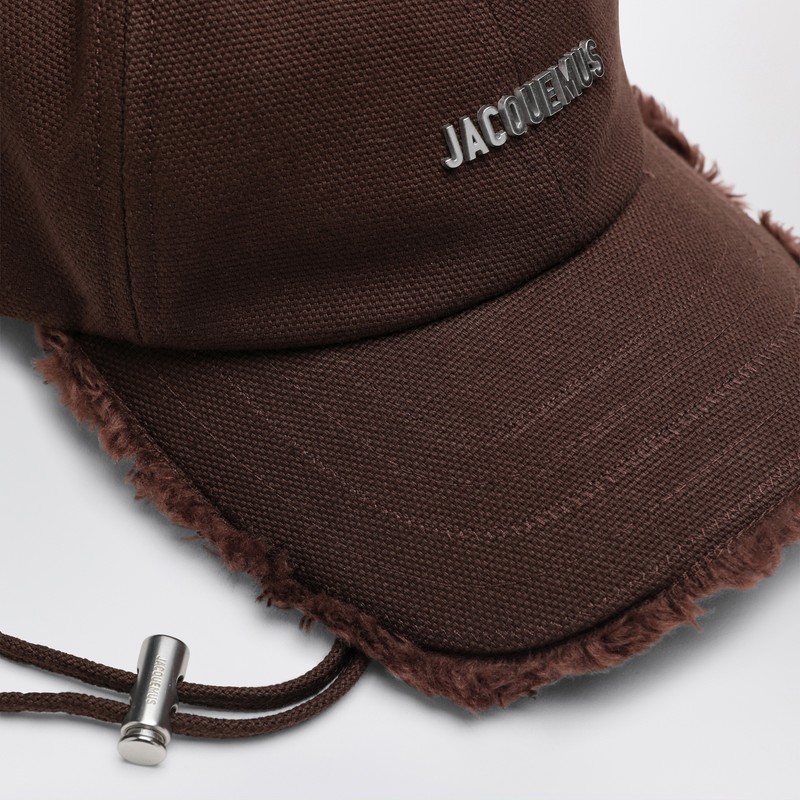 Jacquemus The Cap Artichoke Brown In Cotton In Brown